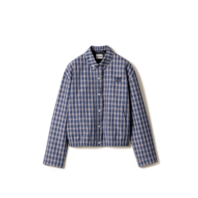 MIU MIU CHECKED FABRIC BLOUSON JACKET ML1263
